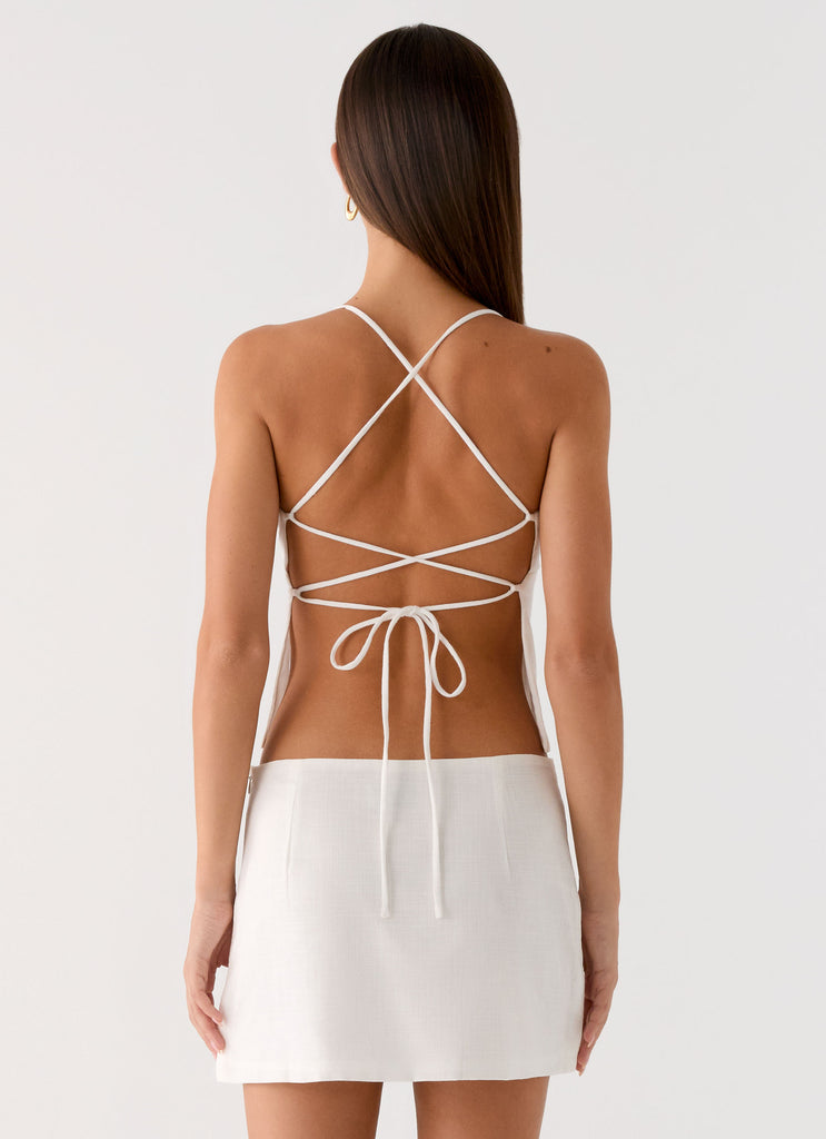 Peppermayo Peppermayo Exclusive - Under Heat Mini Skirt - White