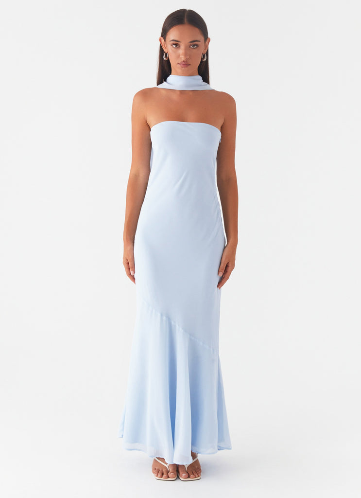 Peppermayo Peppermayo Exclusive - Under The Pagoda Maxi Dress - Blue