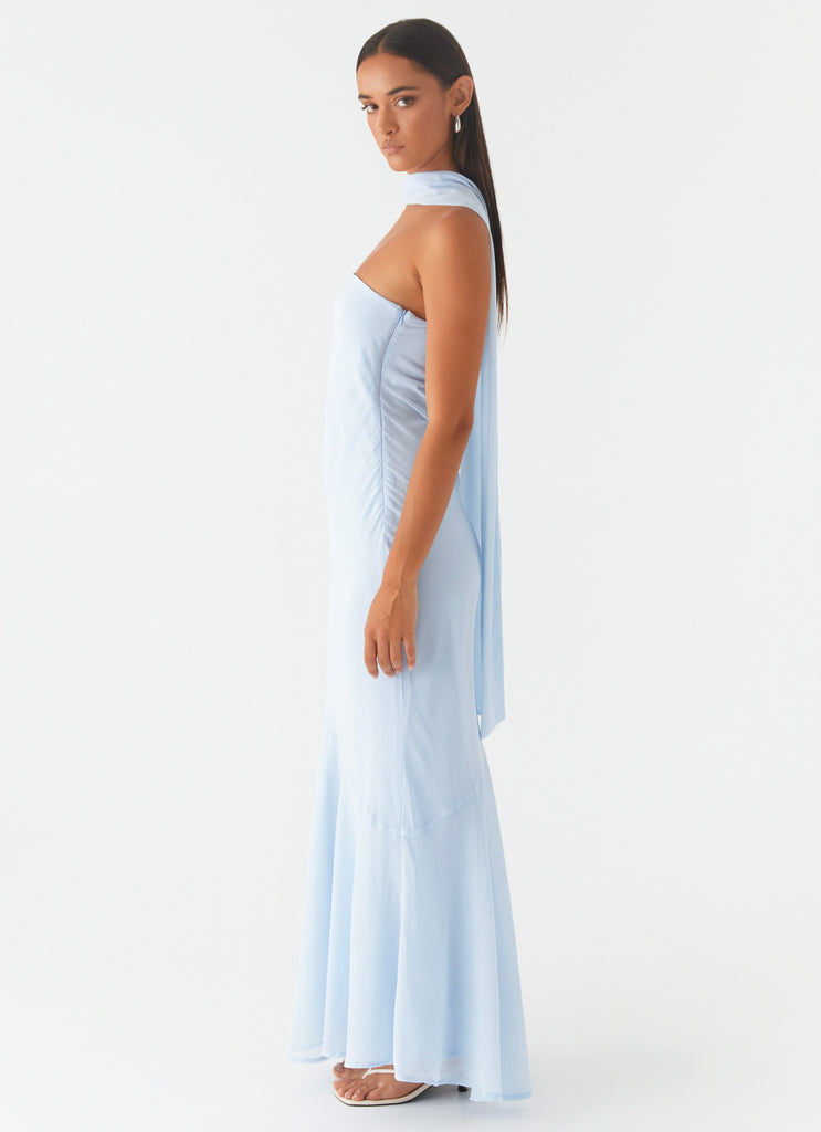 Peppermayo Peppermayo Exclusive - Under The Pagoda Maxi Dress - Blue