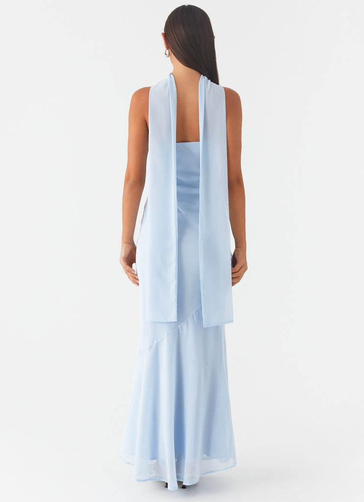 Peppermayo Peppermayo Exclusive - Under The Pagoda Maxi Dress - Blue
