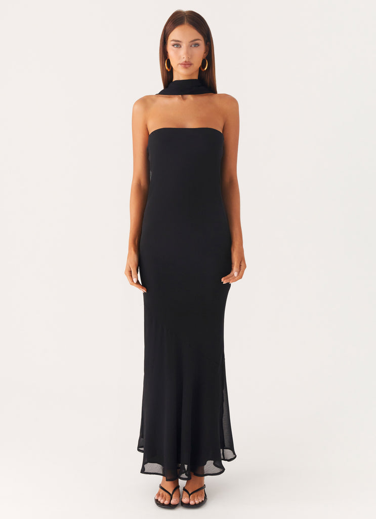 Peppermayo Peppermayo Exclusive - Under The Pagoda Maxi Dress - Black