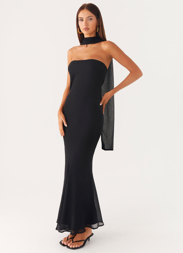 peppermayo Peppermayo Exclusive - Under the Pagoda Maxi Dress - Black