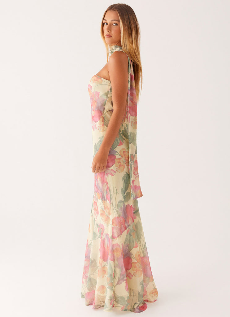 Peppermayo Peppermayo Exclusive - Under The Pagoda Maxi Dress - Yellow Peony