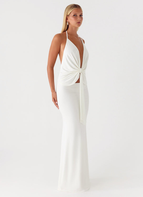 peppermayo Peppermayo Exclusive - Undercover Maxi Dress - White