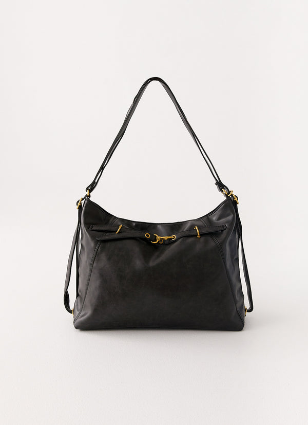 peppermayo Peppermayo Exclusive - Urban Muse Shoulder Bag - Washed Black