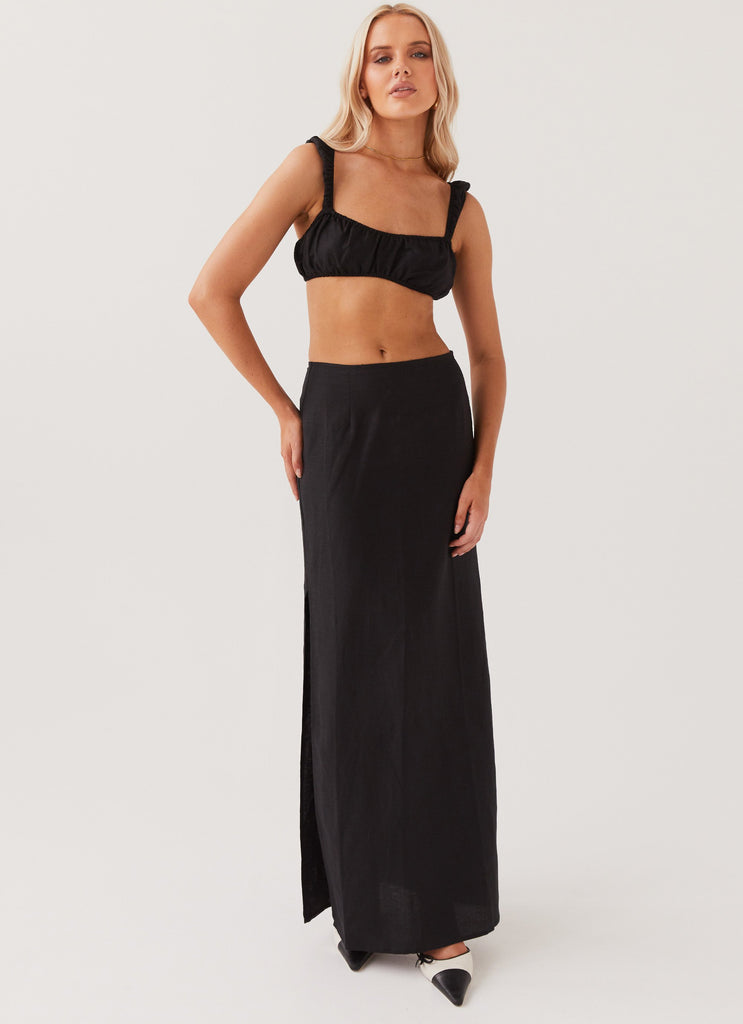 Peppermayo Peppermayo Exclusive - Valencia Villa Bralet Top - Black