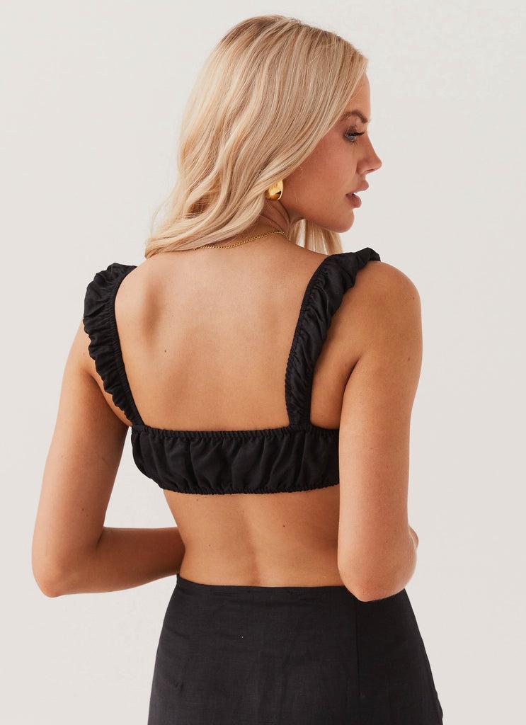 Peppermayo Peppermayo Exclusive - Valencia Villa Bralet Top - Black