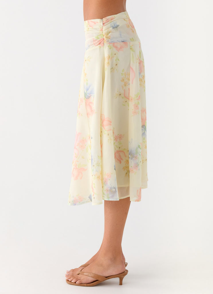 Peppermayo Peppermayo Exclusive - Valley Midi Skirt - Spring Meadow