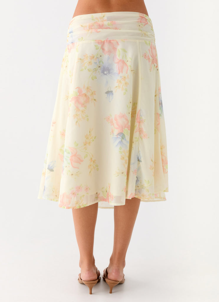 Peppermayo Peppermayo Exclusive - Valley Midi Skirt - Spring Meadow
