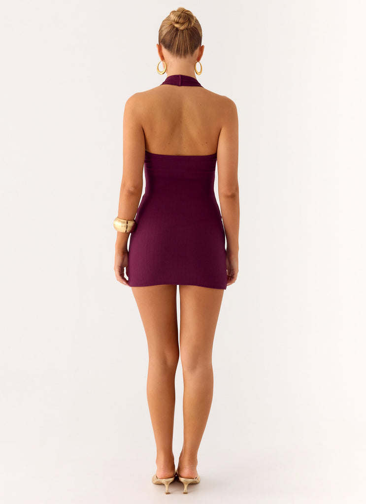 Peppermayo Peppermayo Exclusive - Vedetta Mini Dress - Plum