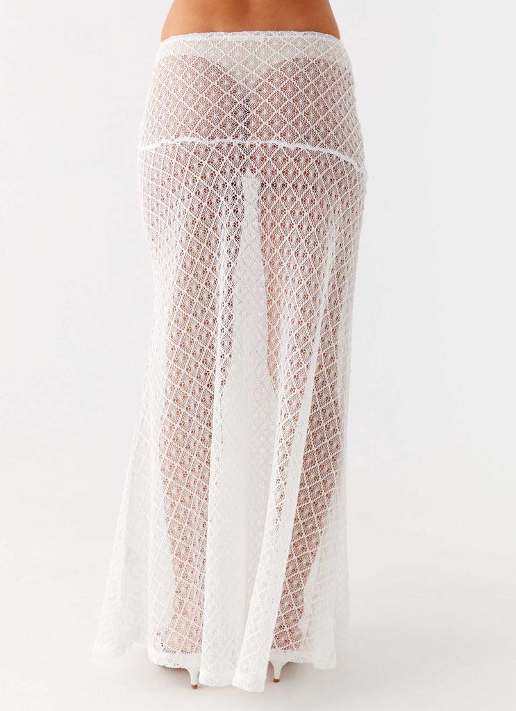 Peppermayo Peppermayo Exclusive - Velli Crochet Maxi Skirt - White