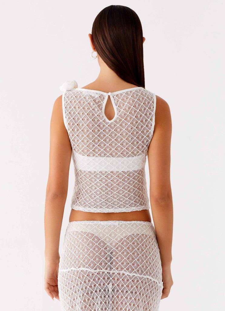 Peppermayo Peppermayo Exclusive - Velli Crochet Top - White