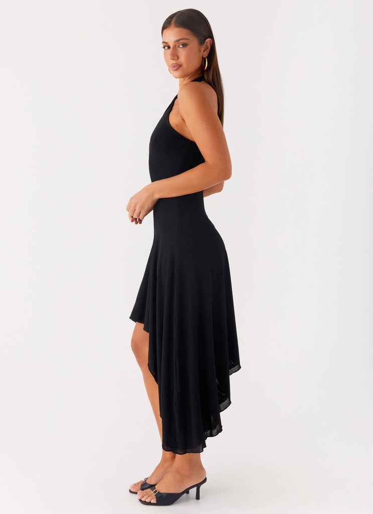 Peppermayo Peppermayo Exclusive - Velvet Sky Midi Dress - Black
