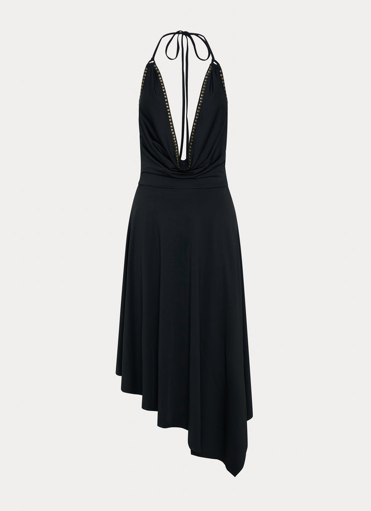 Peppermayo Peppermayo Exclusive - Vena Beaded Midi Dress - Black