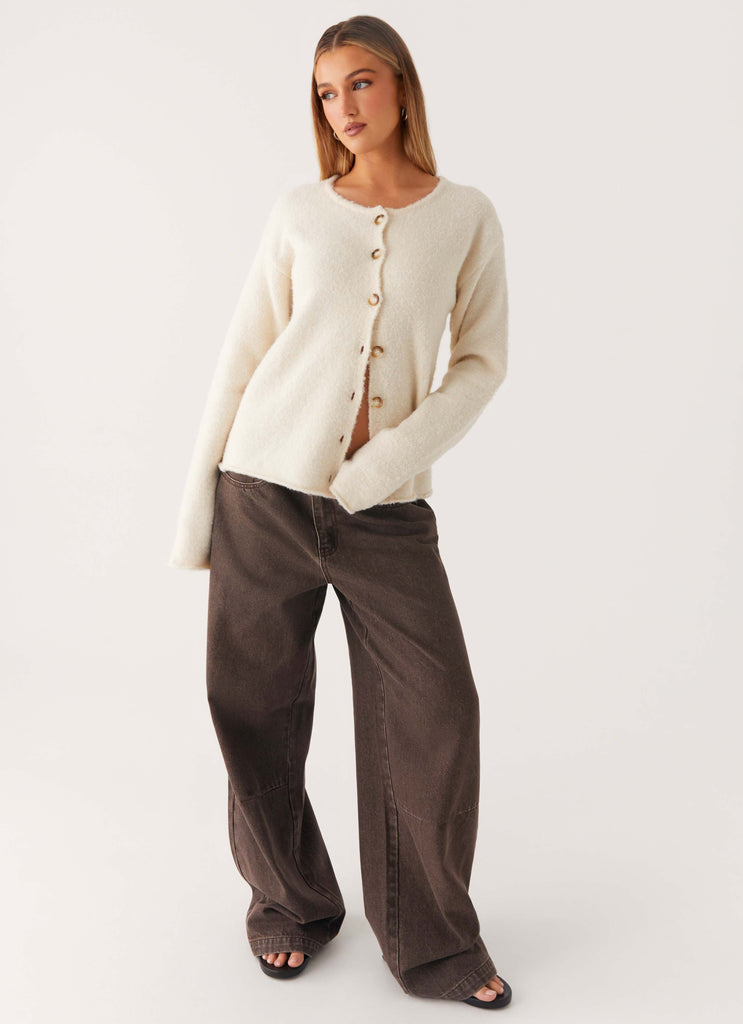 Peppermayo Peppermayo Exclusive - Vera Knit Cardigan - Ivory