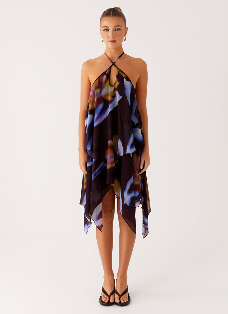 Peppermayo Peppermayo Exclusive - Verbena Midi Dress - Dark Floral