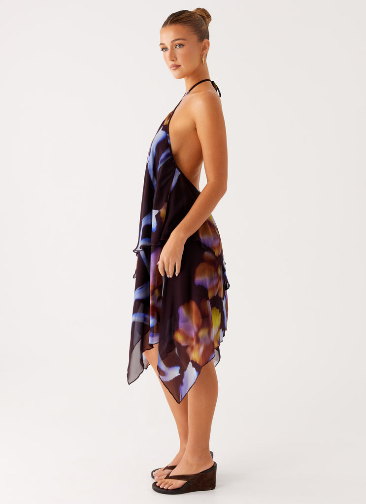 Peppermayo Peppermayo Exclusive - Verbena Midi Dress - Dark Floral