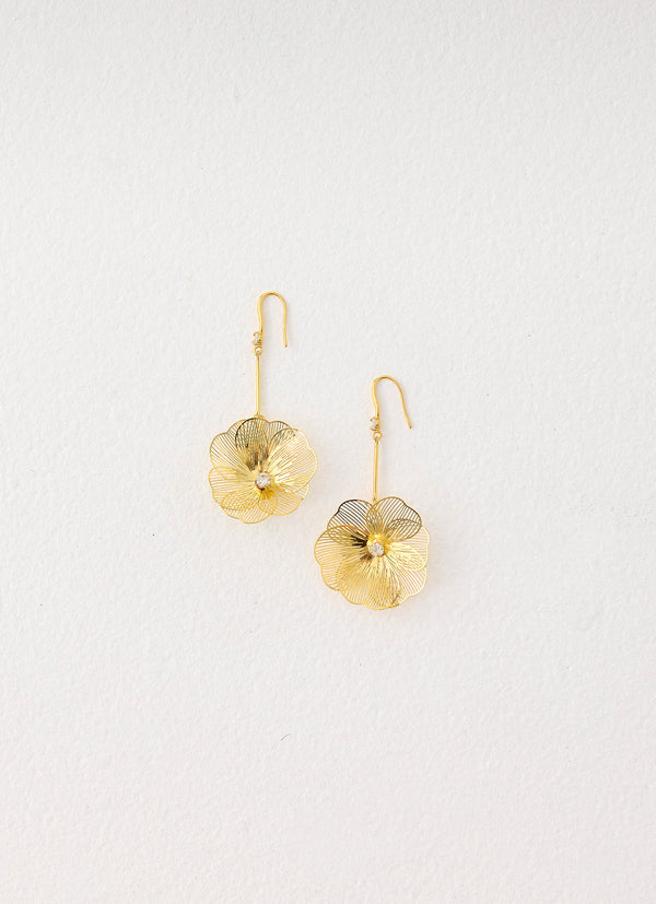 peppermayo Peppermayo Exclusive - Violet Hour Earrings - Gold