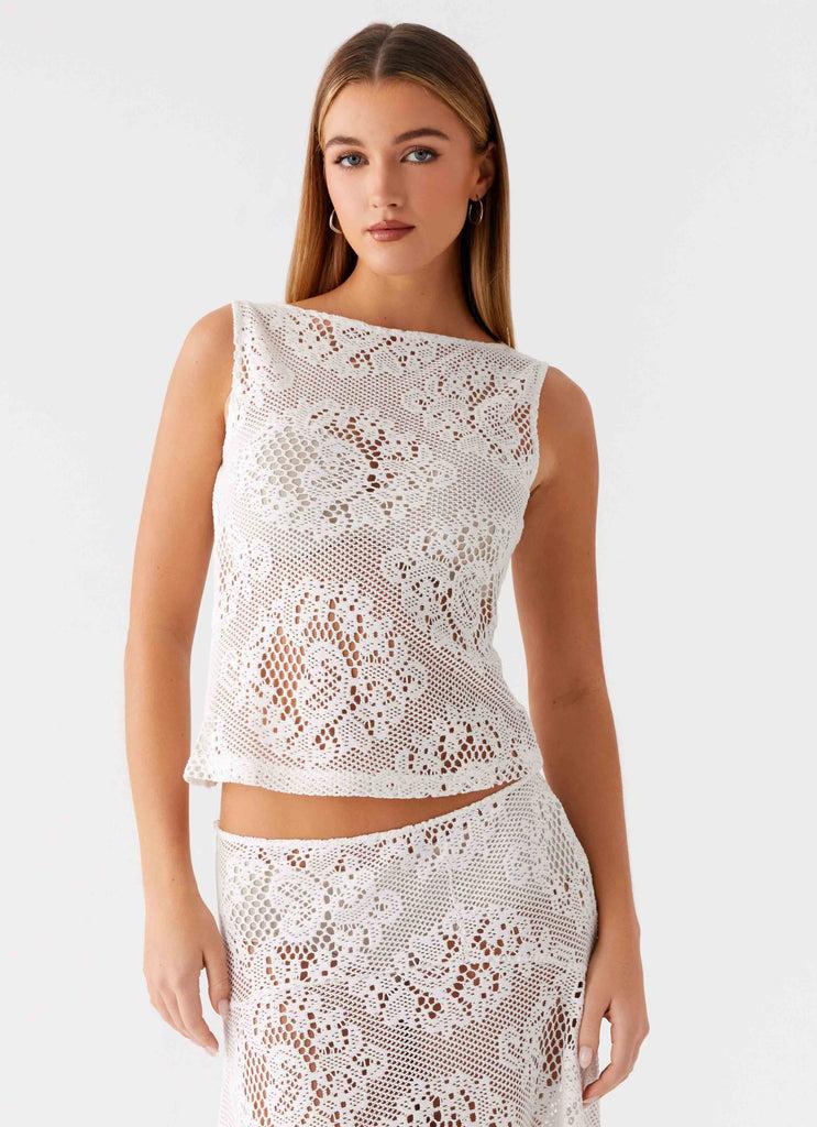 Peppermayo Peppermayo Exclusive - Virelle Lace Top - Ivory