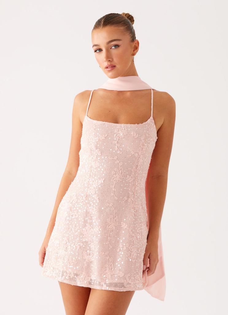Peppermayo Peppermayo Exclusive - Vision Sequin Mini Dress - Pink