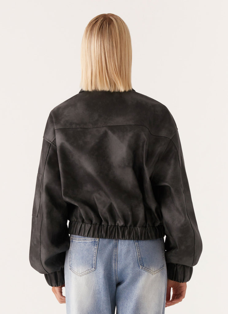 Peppermayo Peppermayo Exclusive - Washington Bomber Jacket - Black