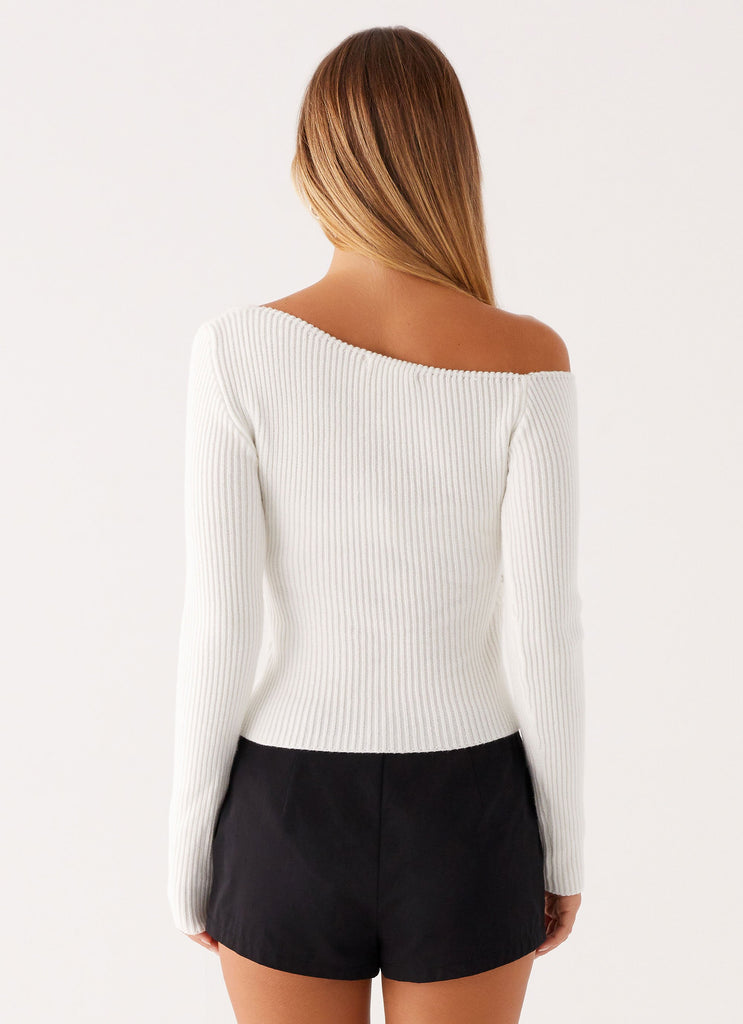 Peppermayo Peppermayo Exclusive - Waverly Knit Top - White