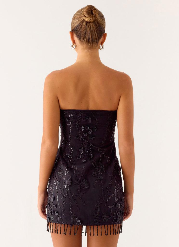 Peppermayo Peppermayo Exclusive - Wear My Kiss Mini Dress - Black