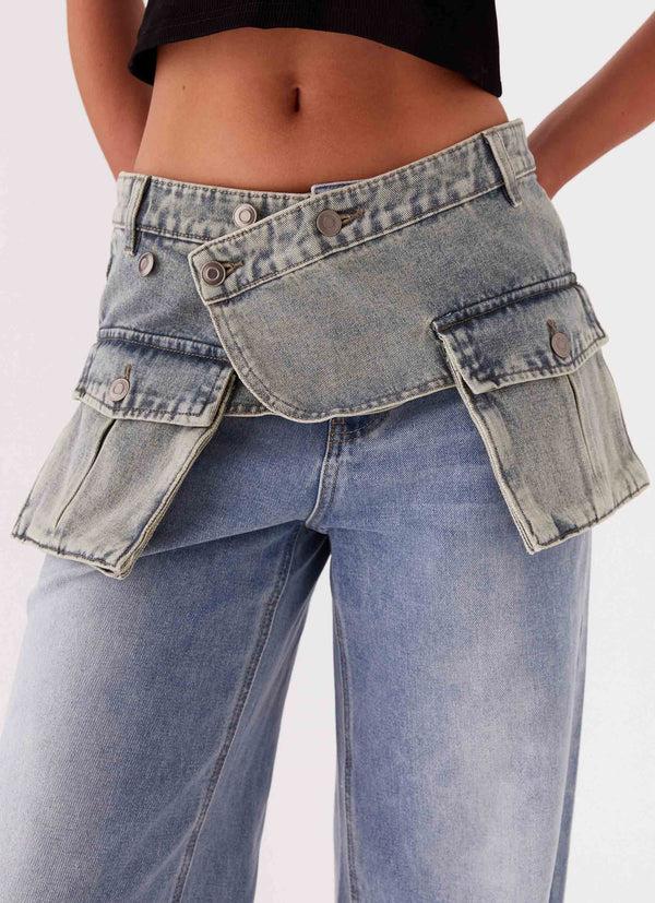 peppermayo Peppermayo Exclusive - West Coast Denim Belt - Indigo