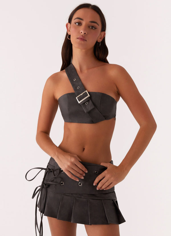 peppermayo Peppermayo Exclusive - Wild Instincts Bandeau Top - Fawn