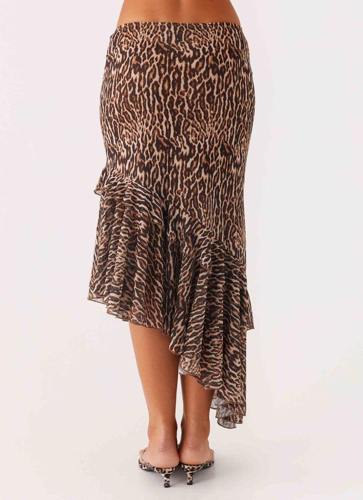 Peppermayo Peppermayo Exclusive - Wild Tide Midi Skirt - Cheetah