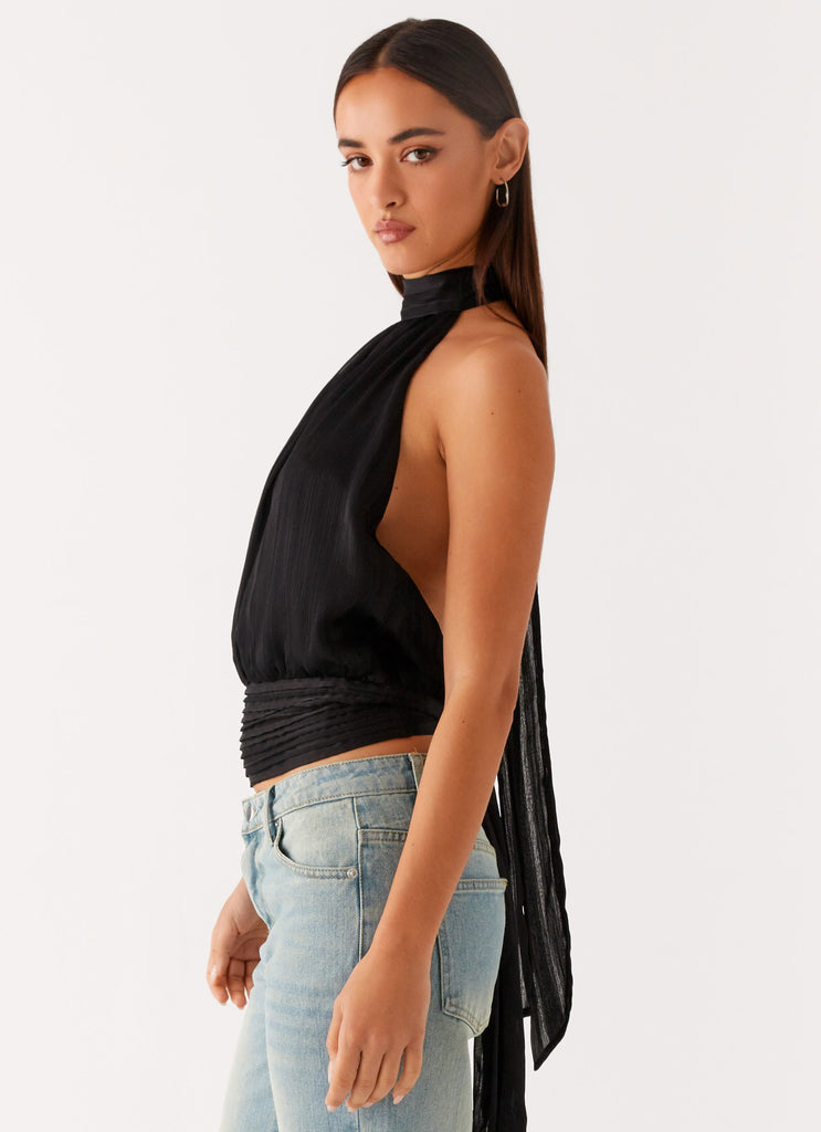 Peppermayo Peppermayo Exclusive - Willow Chiffon Top - Black