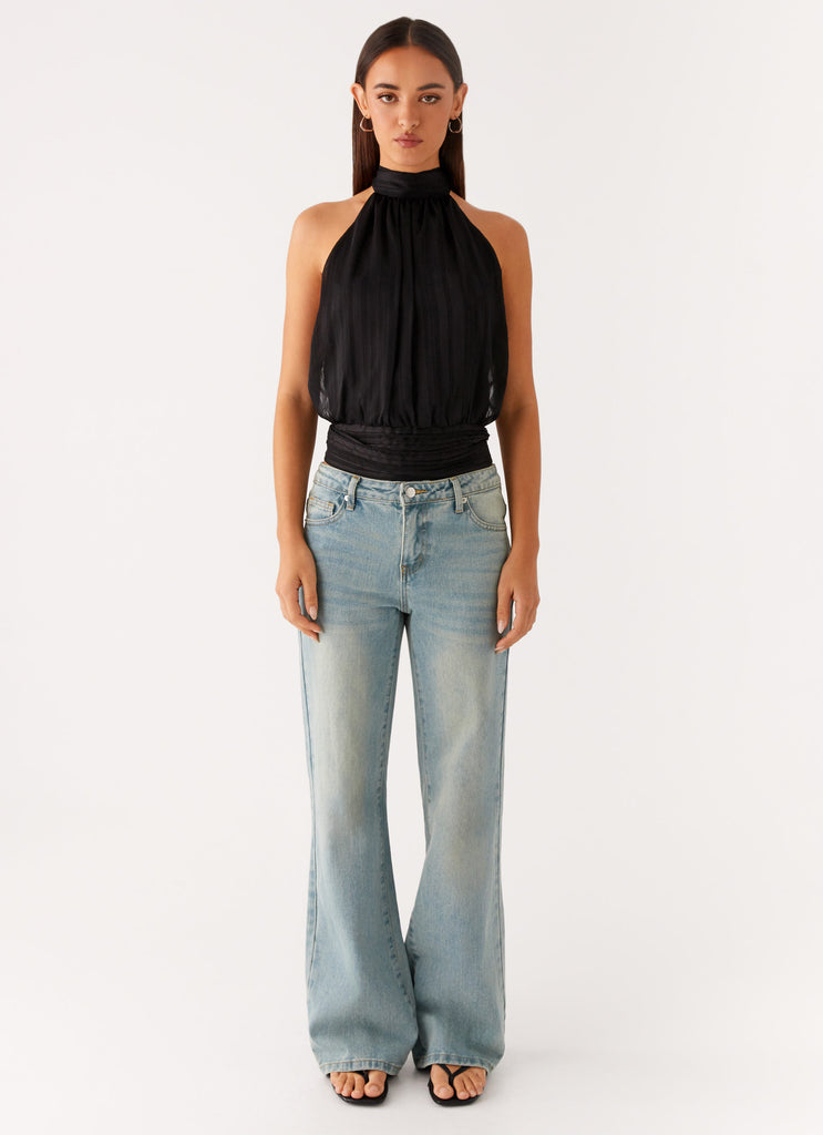 Peppermayo Peppermayo Exclusive - Willow Chiffon Top - Black