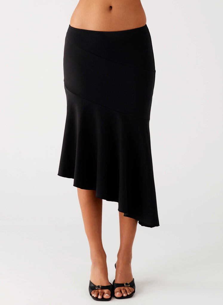 Peppermayo Peppermayo Exclusive - Wonderlust Midi Skirt - Black
