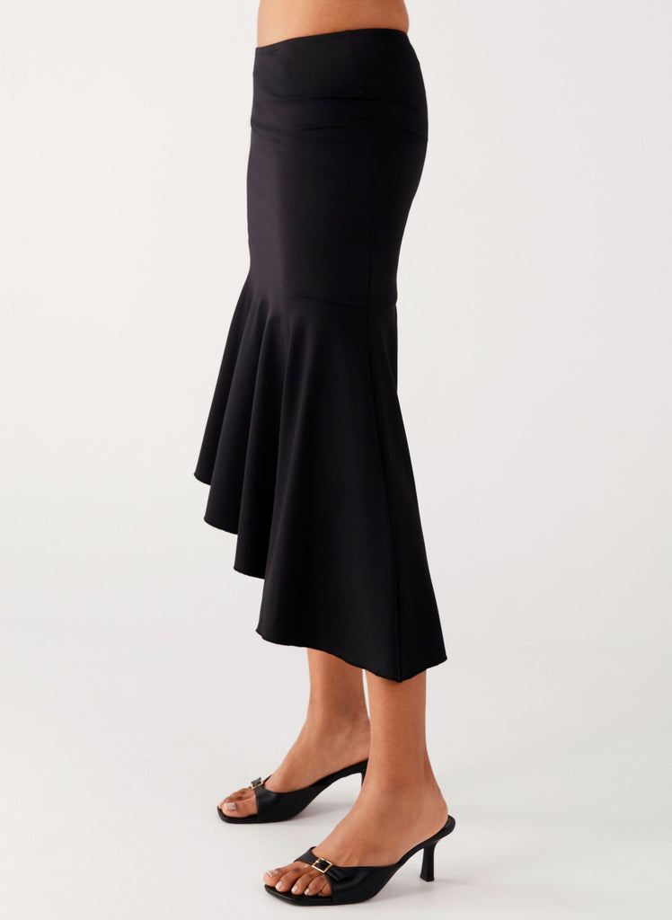 Peppermayo Peppermayo Exclusive - Wonderlust Midi Skirt - Black