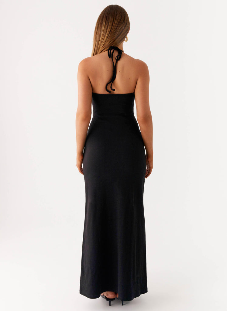 Peppermayo Peppermayo Exclusive - Yaselle Button Front Maxi Dress - Black