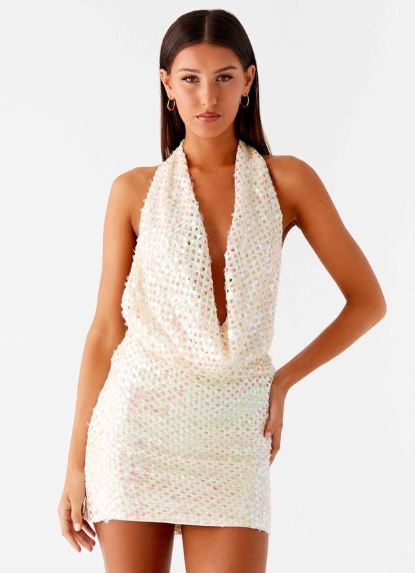 peppermayo Peppermayo Exclusive - You Make Me Feel Mini Dress - Ivory