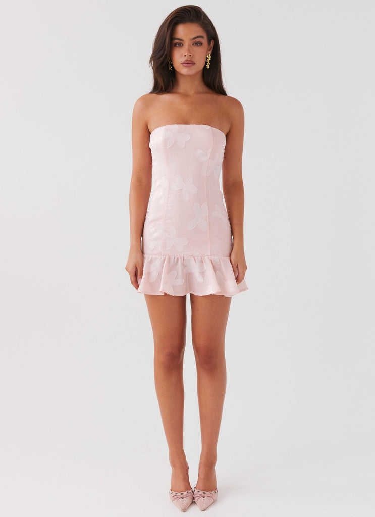 Peppermayo Peppermayo Exclusive - Young Heart Mini Dress - Pink Petal