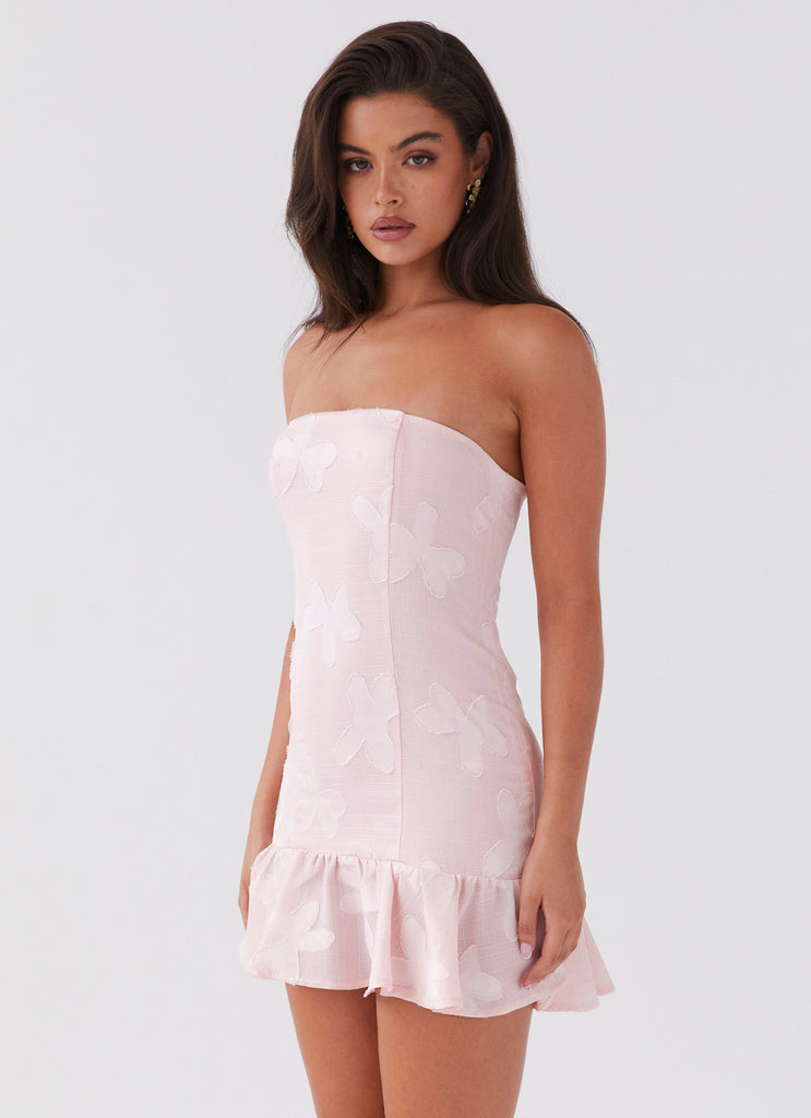 Peppermayo Peppermayo Exclusive - Young Heart Mini Dress - Pink Petal