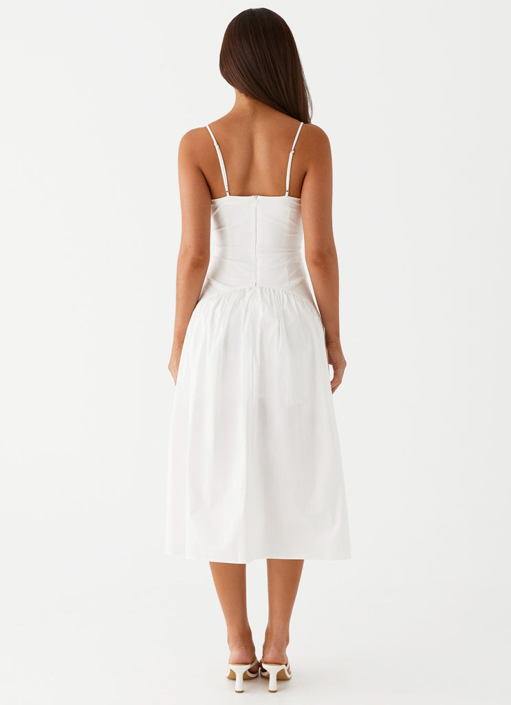 Peppermayo Peppermayo Exclusive - Yvette Corset Midi Dress - White