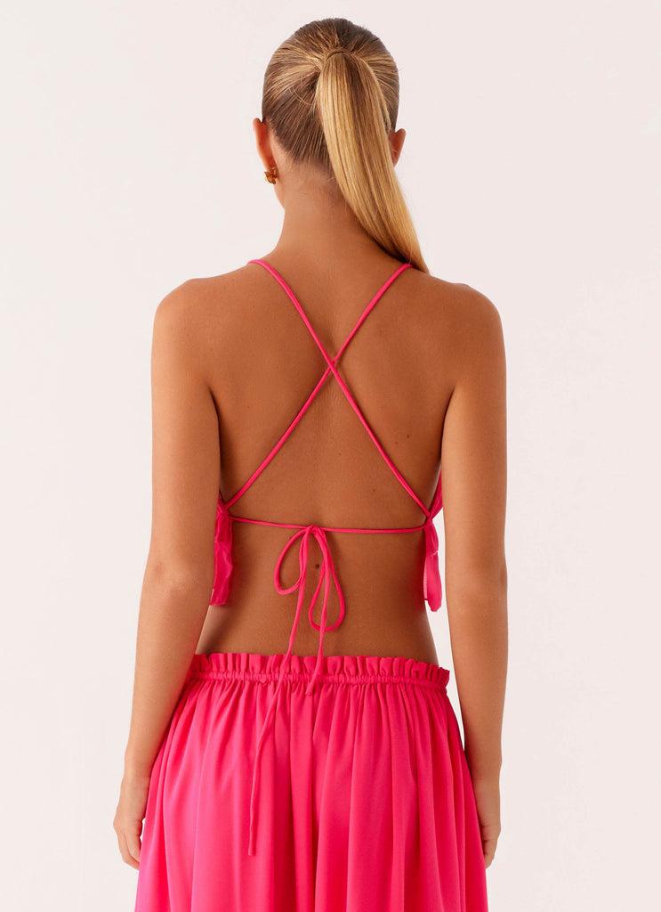 Peppermayo Peppermayo Exclusive - Zaya Backless Top - Fuchsia