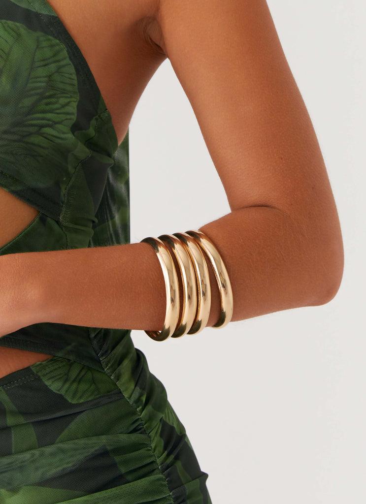 Peppermayo Peppermayo Exclusive - Zayden Bangles - Gold