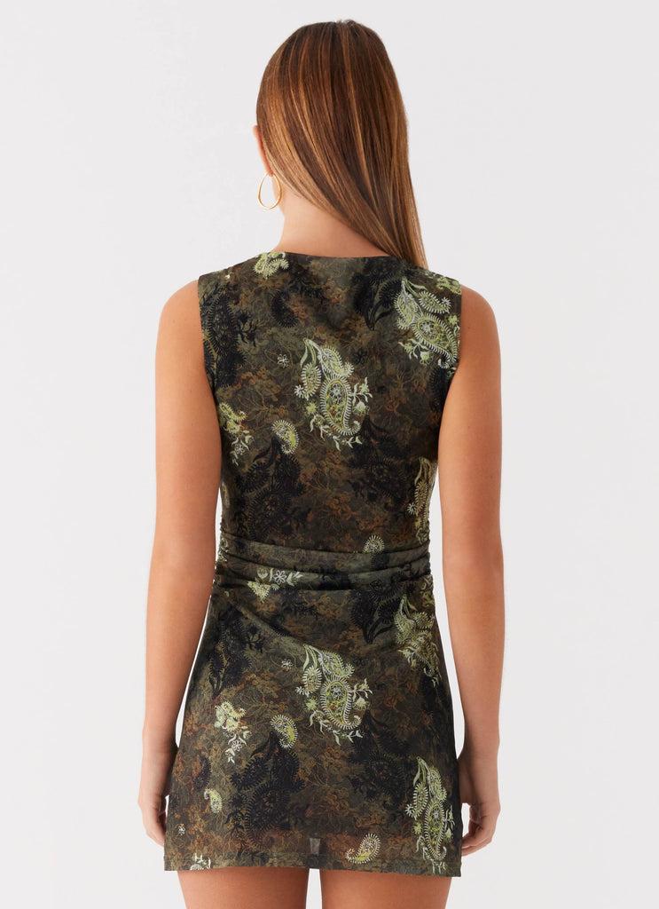 Peppermayo Peppermayo Exclusive - Zella Mini Dress - Cyber Floral