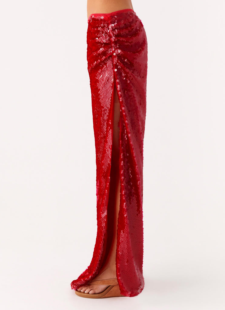 Peppermayo Peppermayo - Amosa Maxi Skirt - Fuchsia