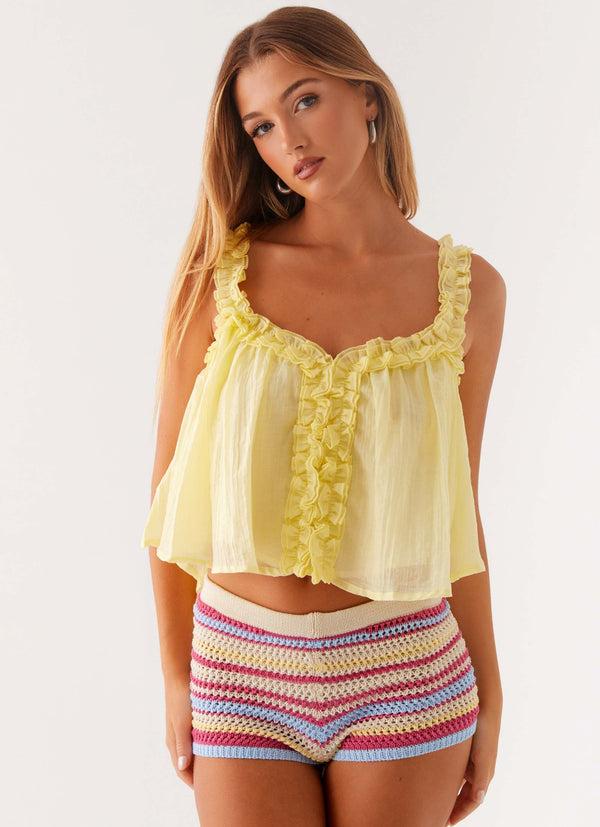 peppermayo Peppermayo Exclusive - Aimee Top - Yellow