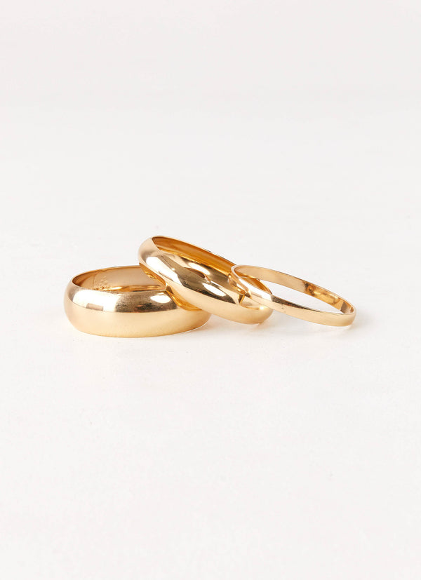 peppermayo Peppermayo Exclusive - Audra Bangles - Gold