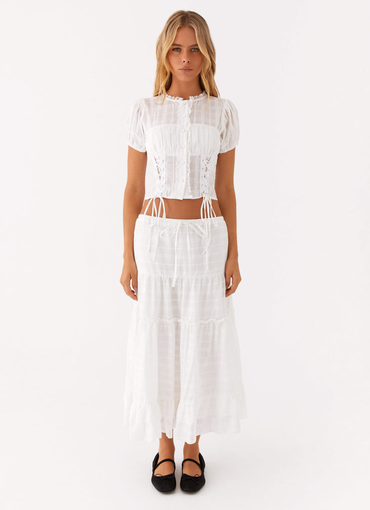 Peppermayo Peppermayo Exclusive - Beatrix Top - White