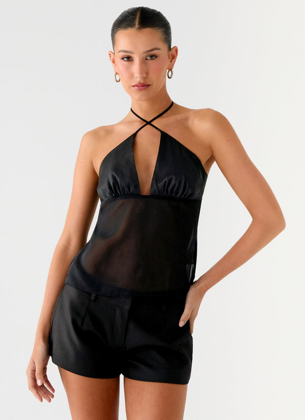 peppermayo Peppermayo Exclusive - Ellyse Top - Black