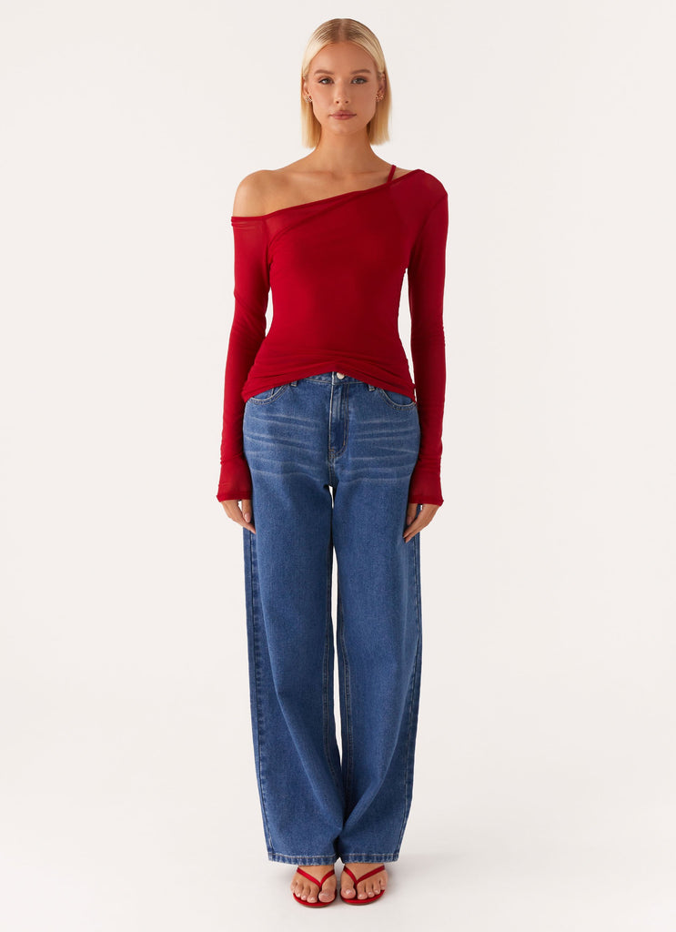 Peppermayo Peppermayo Exclusive - Elodie Top - Red