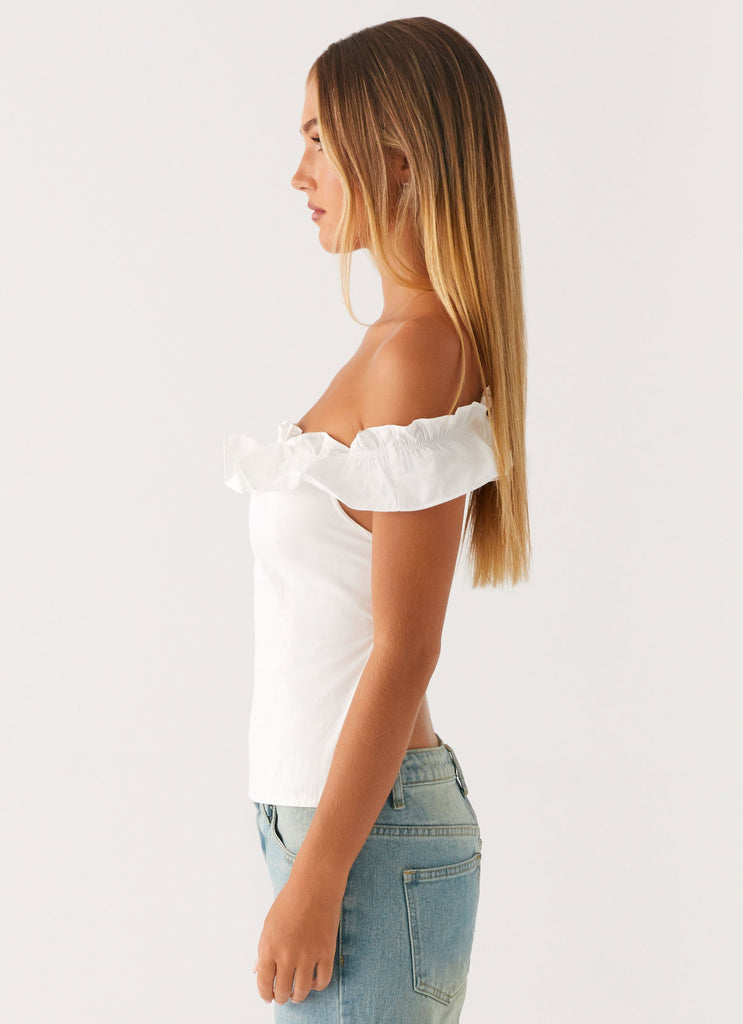 Peppermayo Peppermayo Exclusive - Gwyneth Top - White