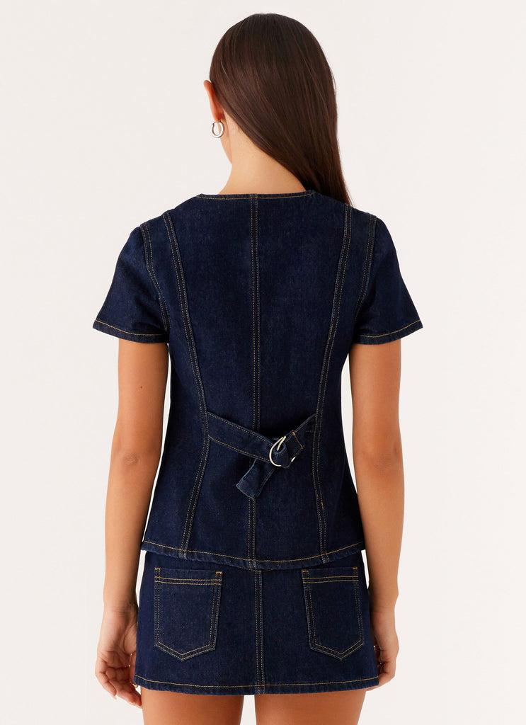 Peppermayo Peppermayo Exclusive - Jagger Top - Indigo